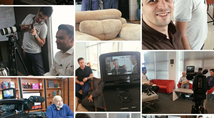 فیلم‌برداری مصاحبه و تیزر شرکت‌های شایسه‌ی تقدیر در هفدهمین اجلاس سالیانه پارک فناوری پردیس